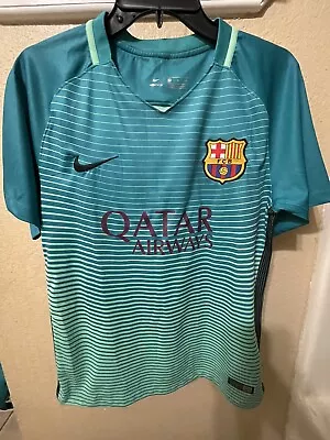 Nike FC Barcelona 2016/2017 Messi Third Jersey Size Medium Used • $75