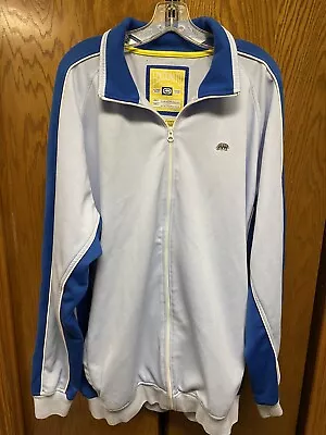 Ecko Unltd Jacket Men 2XL Blue Full Zip Casual Midweight Cotton Coat • $10.99