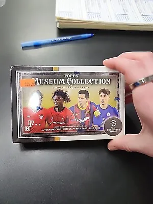 Topps Museum Collection 2020-21 UEFA Champions League Soccer Hobby Box (8 Cards) • $419.99