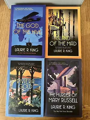 Set Of 4 Laurie R King Paperback Books.  • £7