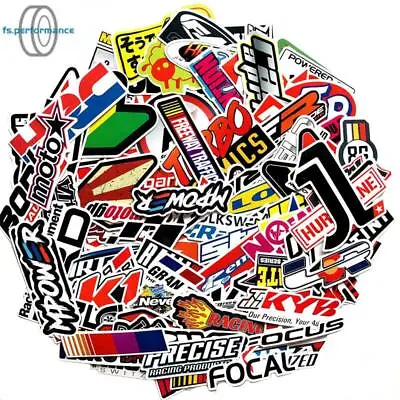 100PCS JDM Stickers Pack Car Motorcycle Racing Motocross Helmet Vinyl Decals Lot • $5.49