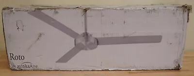 Minka-Aire F524-WHF Roto 52  3 Blade Ceiling Fan White Missing Parts • $59.99