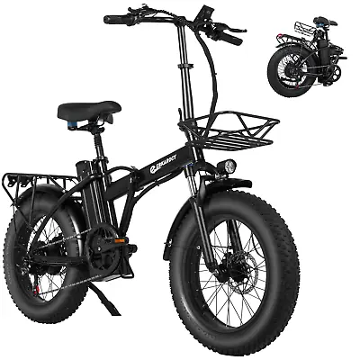 EBKAROCY Electric Bike 400/750W 48V 15Ah 14/20'' Foldable Ebike • $479.99