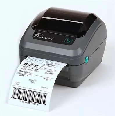 USED Zebra GK420D Direct Thermal Label Printer 203DPi USB & PARALLEL 872PS • $319.99