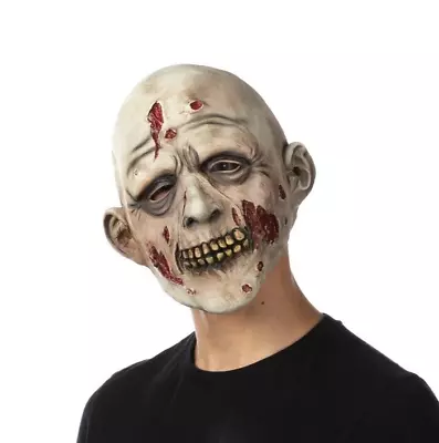 Zombie Mask Latex Halloween Party Fancy Dress Costume Overhead Mask • £12.99