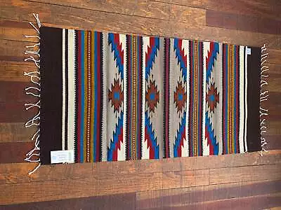 $54.95 • Buy Zapotec Handwoven Wool Rug; Approx 22”x44”; Z17-10