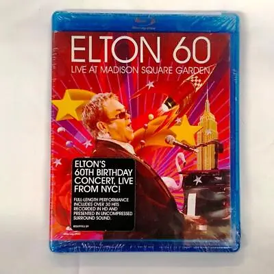 Elton 60: Live At Madison Square Garden (Blu-ray 2007) Brand New Still Sealed • $27.99