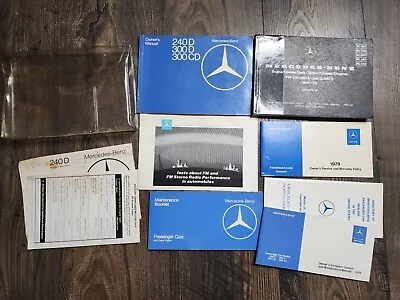 1979 Mercedes Benz  240D 300D Owners Manual Maintenance Information Booklet • $69.99