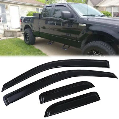 For Ford F150 Supercab 2004-2014 Window Vent Visors Sun Rain Guards Deflector • $34.99