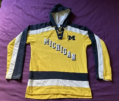Vintage Michigan Wolverines Ice Hockey Sweater Men’s Size Small S Champion Rare • $18
