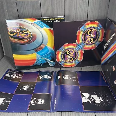 ELO - OUT OF THE BLUE Double LP - INC SPACESHIP RARE CUT OUT + POSTER • $84.99