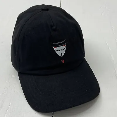 $12 • Buy Black V For Vendetta Logo Hat Cap Adult One Size Adjustable NEW