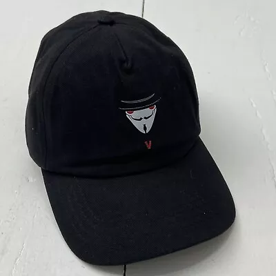 Black V For Vendetta Logo Hat Cap Adult One Size Adjustable NEW • $12