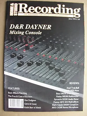 1990 HOME & STUDIO RECORDING Chris & Cosey Gus Dudgeon D&R Dayner Mixing Console • £15