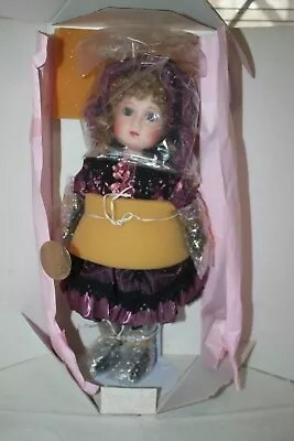 Original Designe Maryse Nicole Bebe Thuillier? Porcelain 15  Doll Rare Purple • $84.95