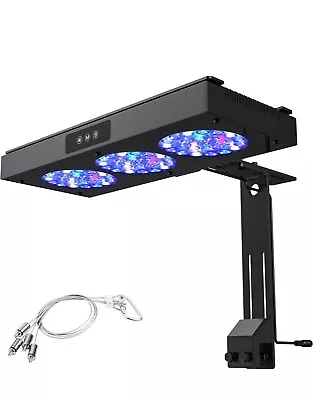 NICREW 150W HyperReef Aquarium LED Reef Light Dimmable Full Spectrum Marine LED • $100