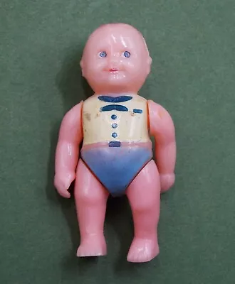 Vintage Renwall No. 8 Plastic Dollhouse Baby Doll #4 • $9.99