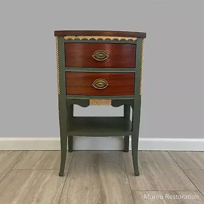 Hickory MFG Company 1940’s Mahogany Nightstand • $299.99