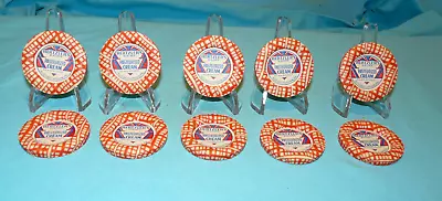 VINTAGE HERTZLER'S DAIRY MILK BOTTLE CAPS ELIZABETHTOWN PA  Lot Of 10 Caps~NOS • $9.99