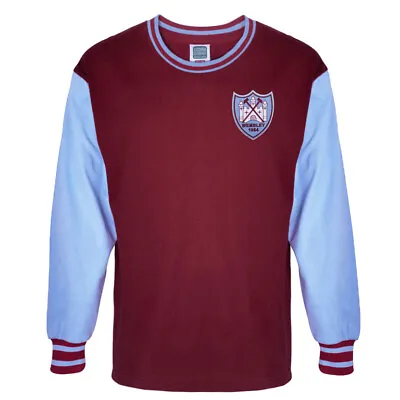 West Ham United 1964 FA Cup Final Retro Shirt 100% COTTON Men's • £35