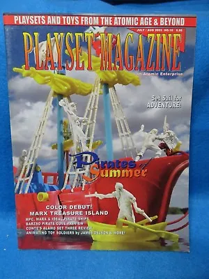 Playset Magazine #10 IdealMarxTimmeeMPC Pirates+ RARE Marx Treasure Island • $12