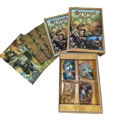 Stone Age Board Game Z-Man Games 2013 *COMPLETE EXCEPT DICE CUP* • $38.79