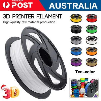 $20.49 • Buy 3D Printer Filament PLA Silk/PLA+/PLA/ABS/PETG 1kg/roll -1.75mm Eco-friendly AU
