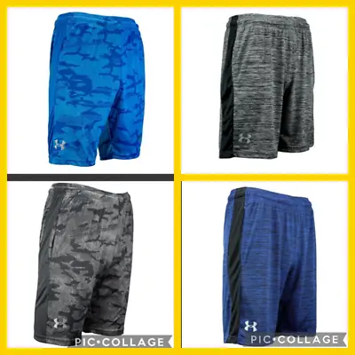 NEW Mens Under Armour Gym Loose HeatGear Athletic  Logo Shorts M L XL XXL • $15