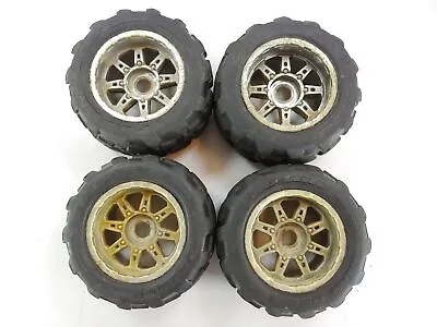 $49.99 • Buy Sidewall Cracks: 4x Proline Dirt Hawg 40 Series 1/8 Monster Truck Tires Wheels