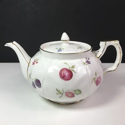 £95 • Buy Vintage Aynsley Fine Bone China Florida Pattern Small 1 Pint Teapot 1930s