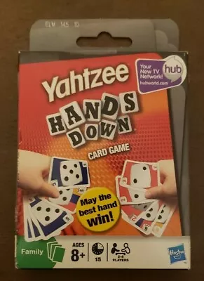 Hasbro Yahtzee Hands Down Card Game...NEW SEALED • $12.99