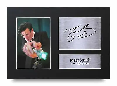 £19.99 • Buy Matt Smith Signed Pre Printed Autograph A4 Photo Gift For A Dr Who Fan