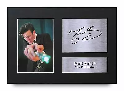 £19.99 • Buy Matt Smith Signed Pre Printed Autograph A4 Photo Gift For A Dr Who Fan