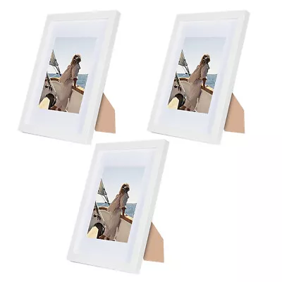 Pack Of 3 A4 Certificate Frames Photo Frame Picture Frame WHITE • £9.39