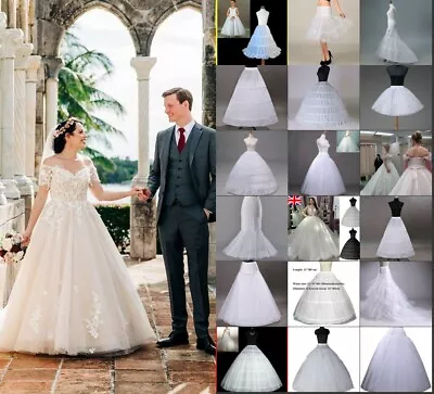 Rulta Wedding Bridal Dress Prom Petticoat Hoops Underskirt Crinoline Skirt Uk D1 • £10.79