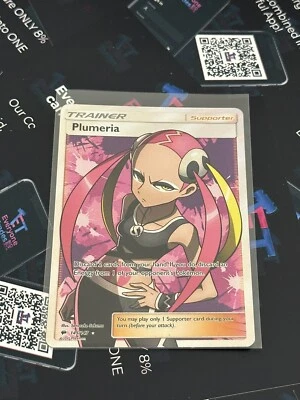 £6.10 • Buy Pokémon Sun & Moon Burning Shadows Plumeria Trainer 145/147 Mint/NM Nintendo TCG