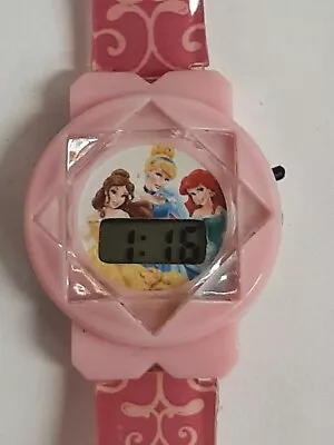 Disney MZB Girls Digital Watch: Belle Cinderella Ariel (PRSKD734) Working (1179) • $12