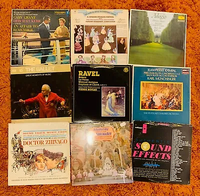 Vintage Vinyl Record Bundle Classical And Soundtrack • $20