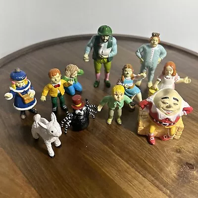 Lot Of 11 Vintage 1988 Figures Mother Goose's Nursery Rhymes Humpty Dumpty • $29.99