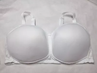 Ex M&S BEAUTIFUL NO WIRED  FULL  CUP NURSING BRA COLOUR WHITE SIZE 42DD 1555 • £6.99