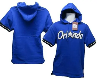 New Orlando Magic Mens Sizes S-M-L-XL-2XL Mitchell & Ness Blue Hoodie $85 • $63.18