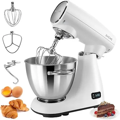 ZACME Stand Mixer-8 Speeds With 5.5QT Stainless Steel Bowl #3387 • $207.77