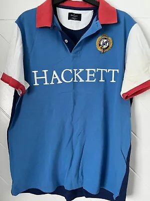 Mens Hackett Polo Shirt XL • £7
