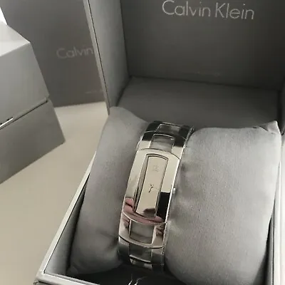 Calvin Klein Watch Ladies K3Y2M118 Mirror High End Medium Bangle RRP£249.00 New • £120