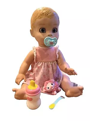 Luva Bella Interactive Doll With Accessories Spoon Dummy Bottle And Toy • £20
