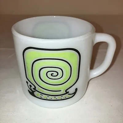 Federal Glass Vintage Snail Mug Milk Glass- Clean - No Chips • $21.99