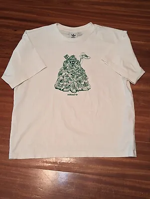 Adidas STAN SMITH UNITE TEE Shirt ORGANIC COTTON Collectors Mens Size Med • $14.99