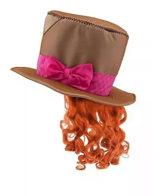 The Disney Store Adult Mad Hatter Hat With Hair Halloween Costume New • $24.99