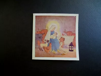 Vintage Unused Marian Heath Xmas Greeting Card Country Madonna & Child  • $24