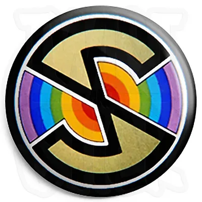 Captain Scarlet Spectrum Logo - 25mm Button Pin Badge - Retro Kids TV Program • £0.99